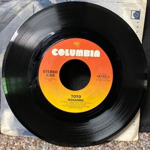 Toto- Vintage “Roseanne” 1982 - Vinyl 45 LP Columbia Records